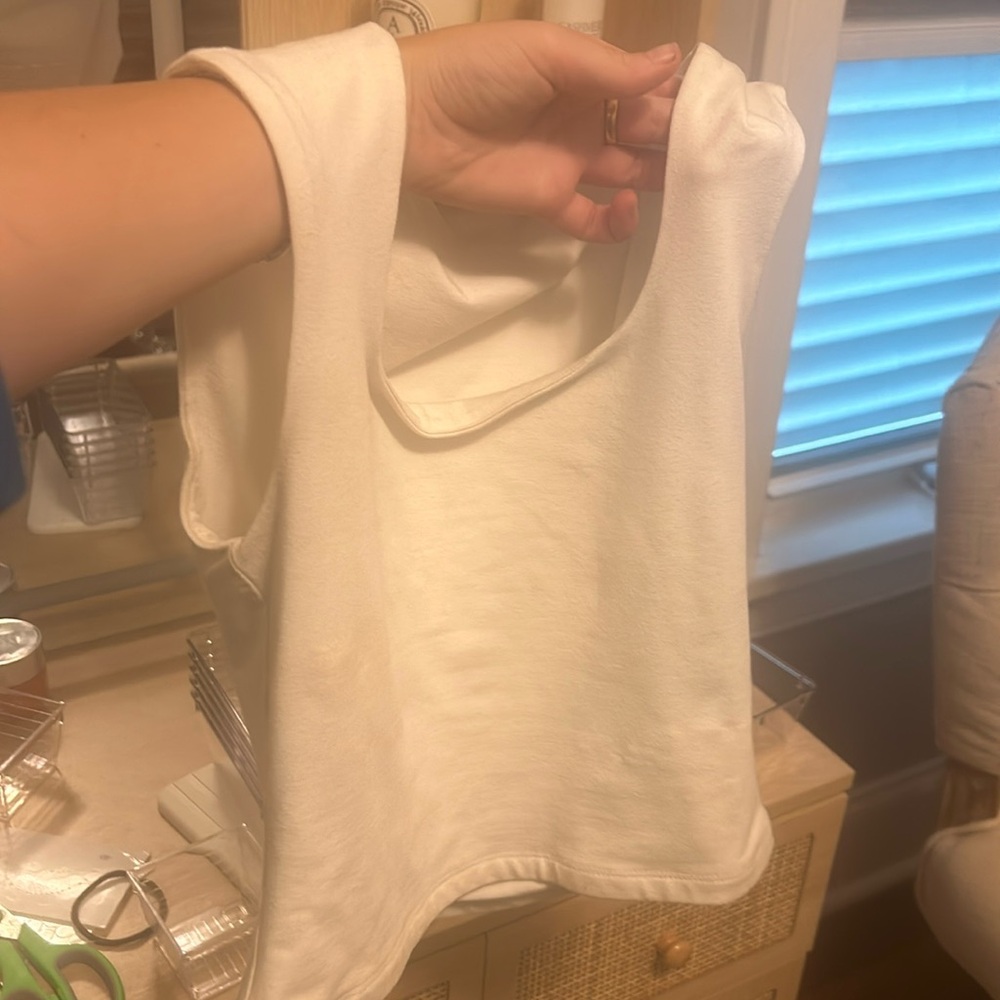 All Saints white tank